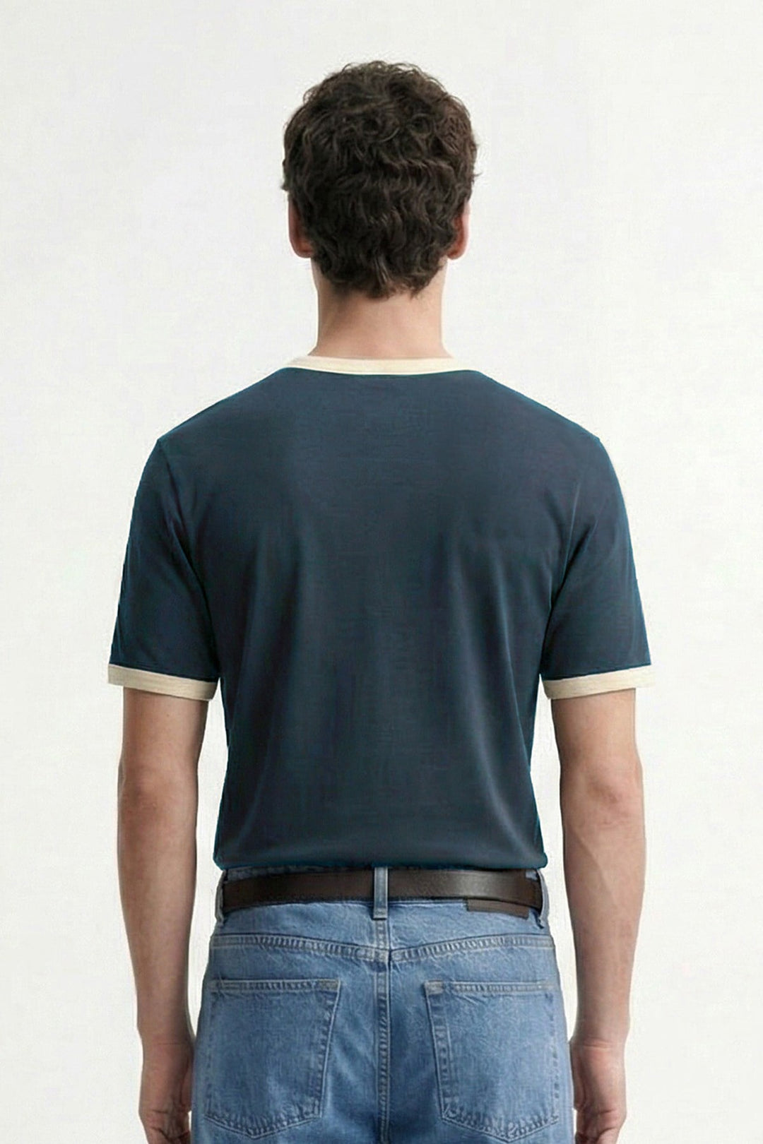 ANT Contrast Collar Men's T-Shirt - Santa Pola