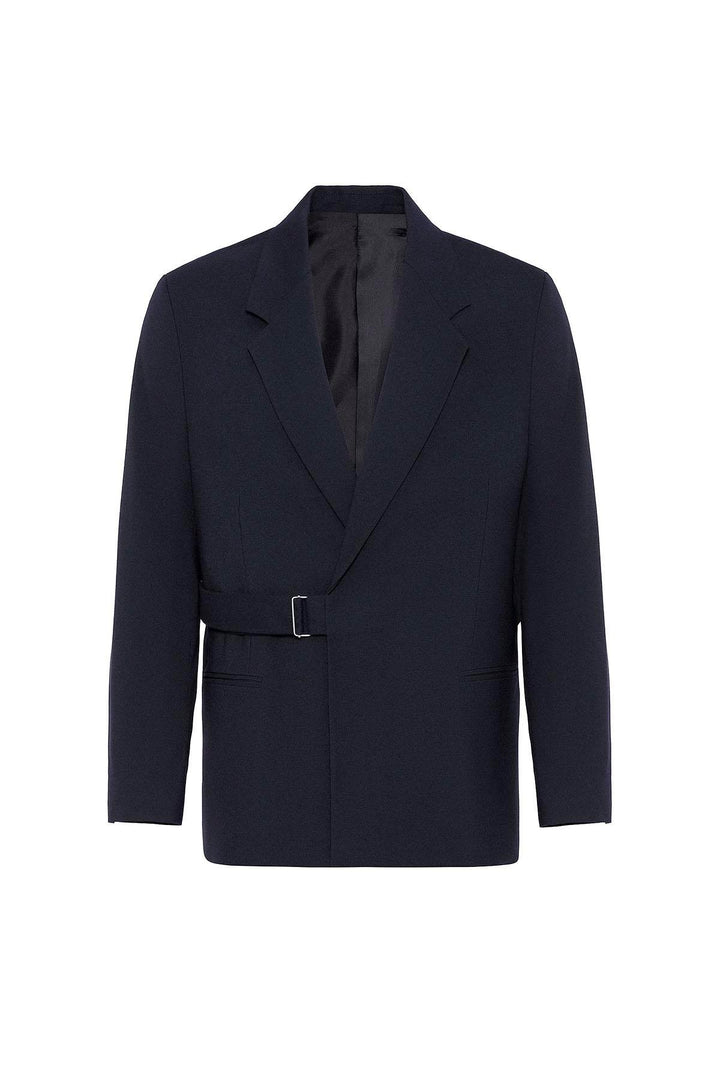ANT Antioch Blue Belted Relax Fit Men's Blazer Jacket - Garland