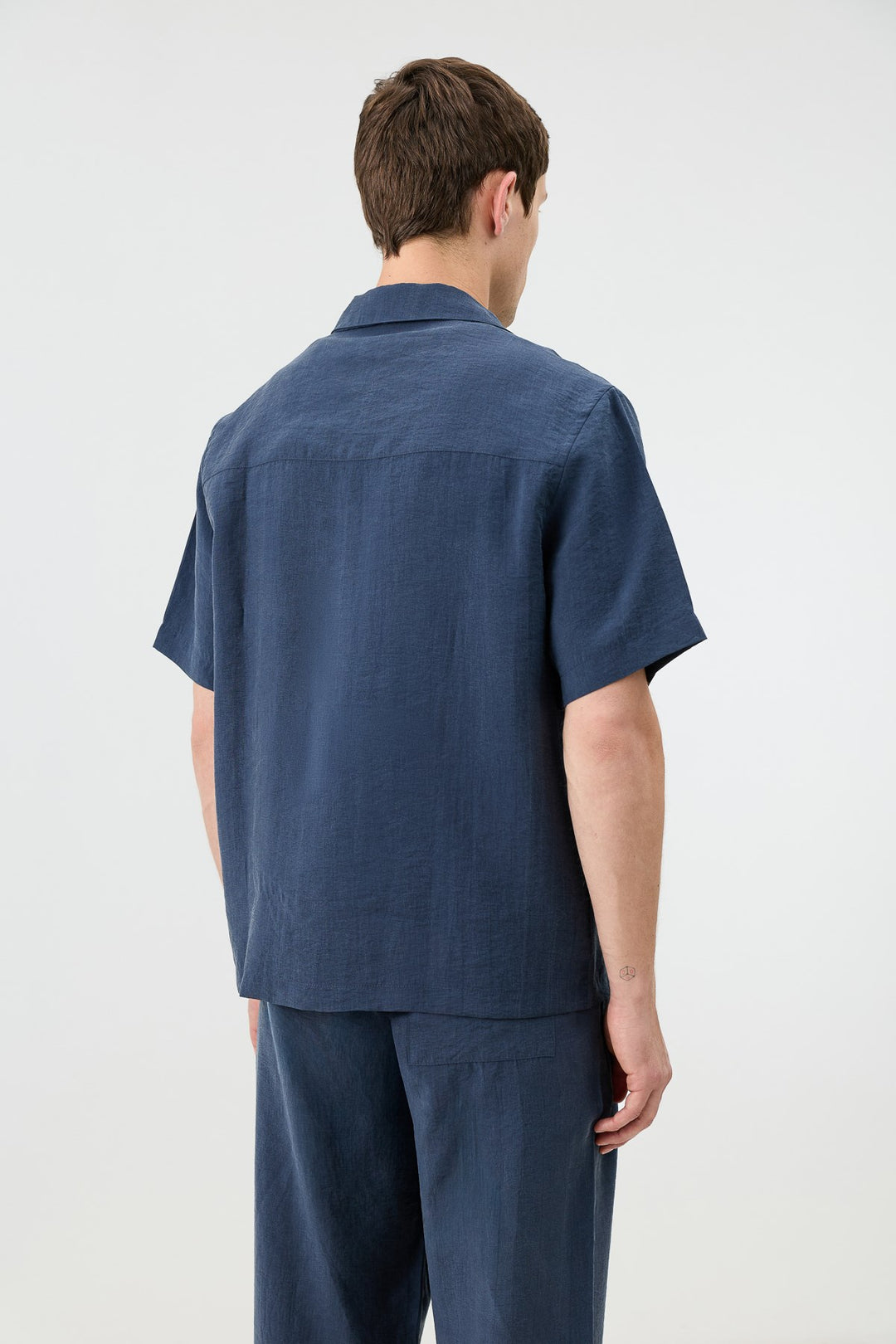 ANT Men's Shirt with Lyocell Blend and Hidden Buttons - La Rinconada