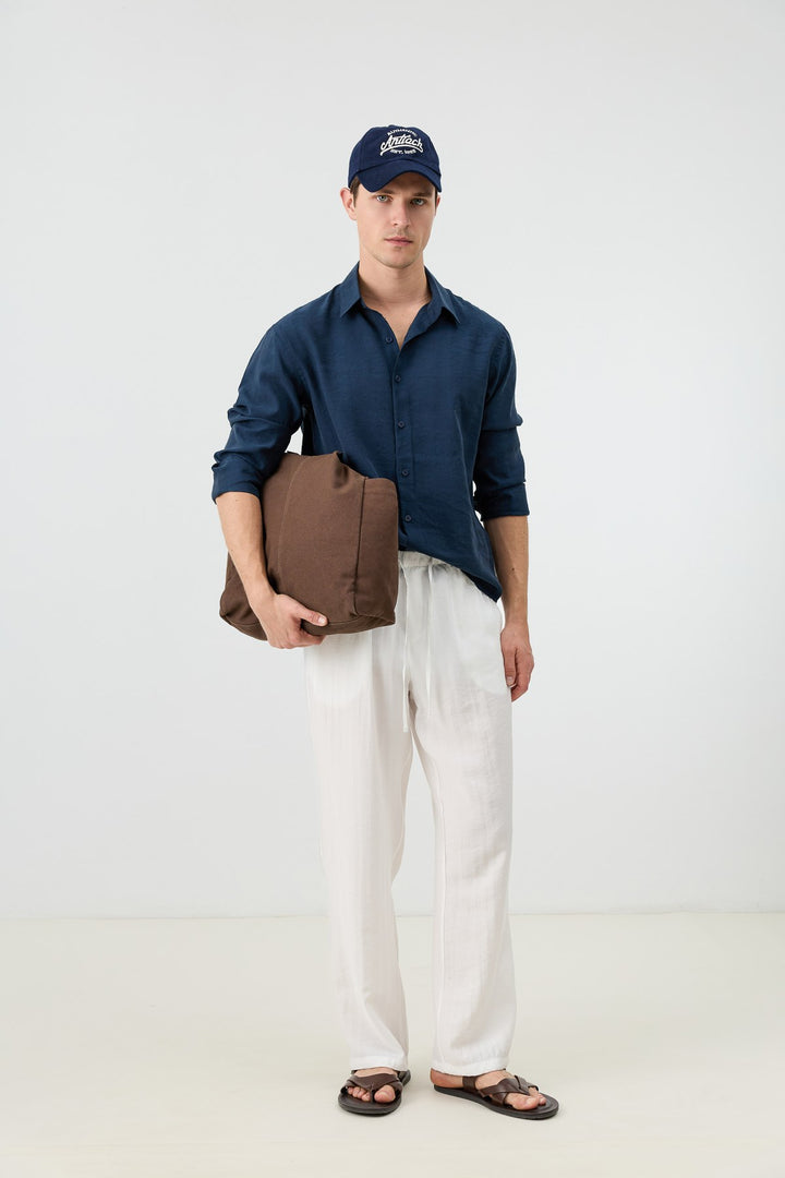 ANT Men's Patterned Shirt with Modal Blend - Cologno Monzese