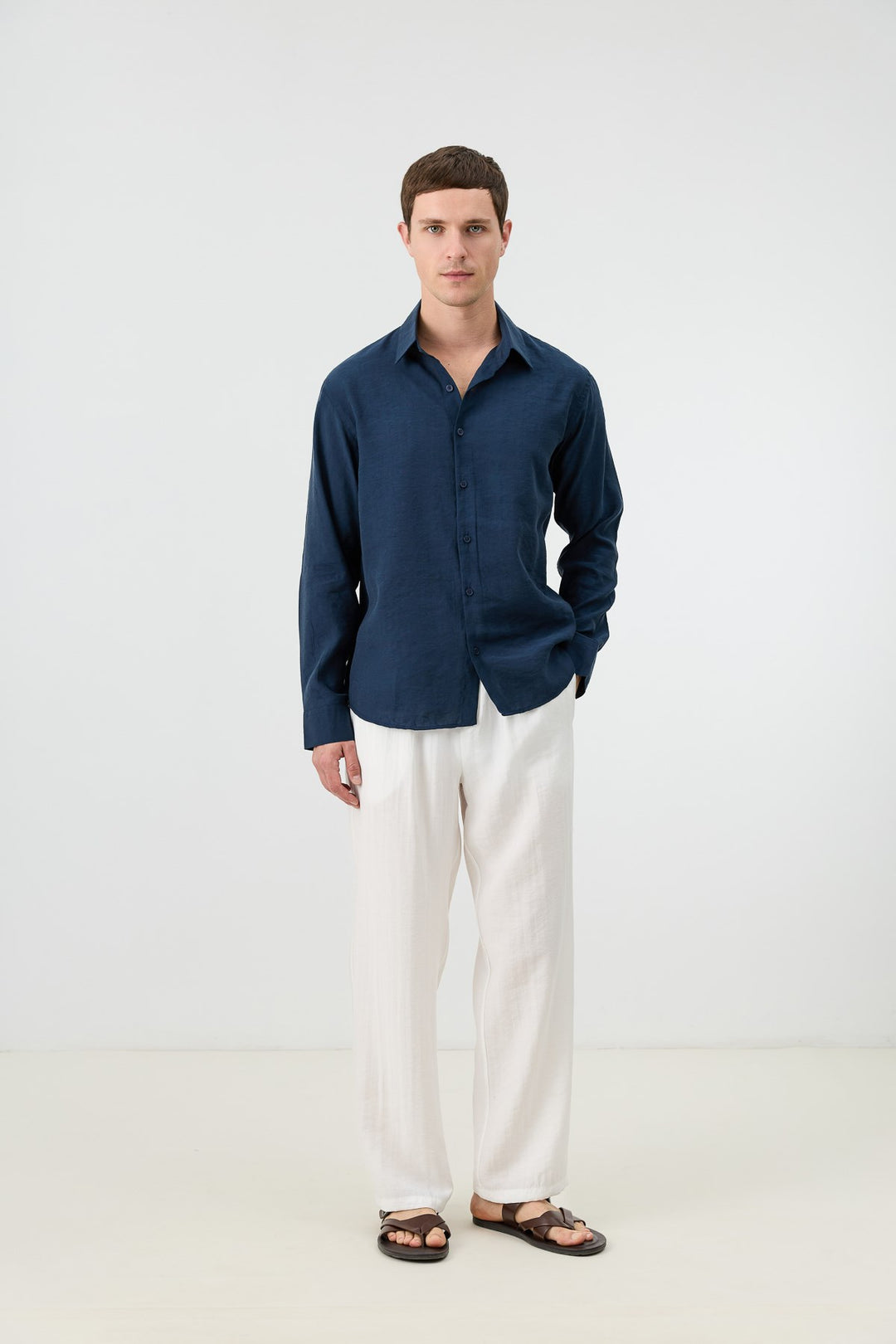 ANT Men's Patterned Shirt with Modal Blend - Cologno Monzese
