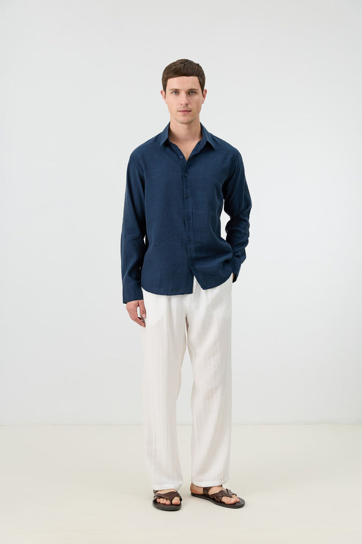 ANT Men's Patterned Shirt with Modal Blend - Cologno Monzese