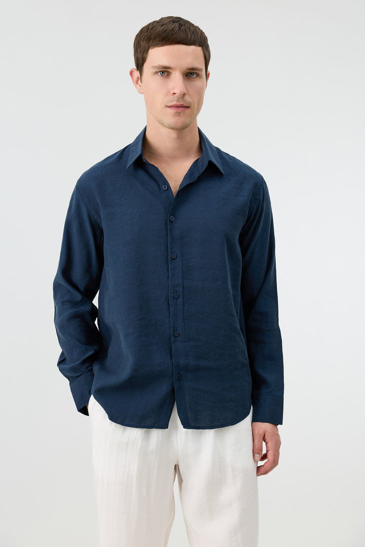 ANT Men's Patterned Shirt with Modal Blend - Cologno Monzese