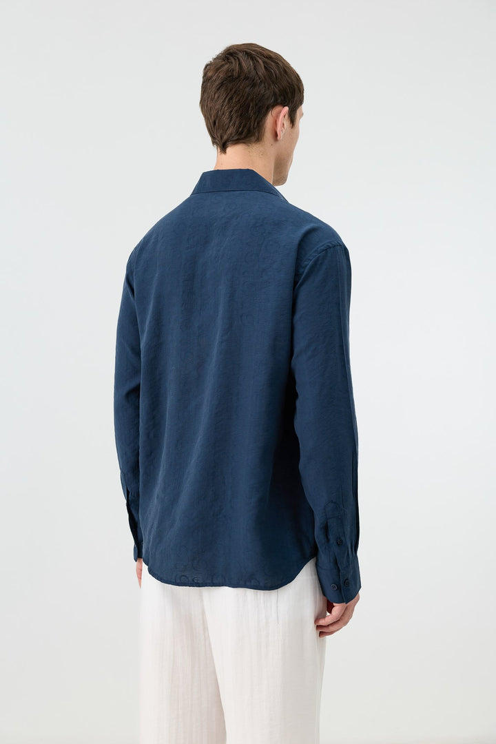 ANT Men's Patterned Shirt with Modal Blend - Cologno Monzese