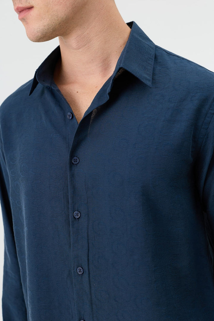 ANT Men's Patterned Shirt with Modal Blend - Cologno Monzese
