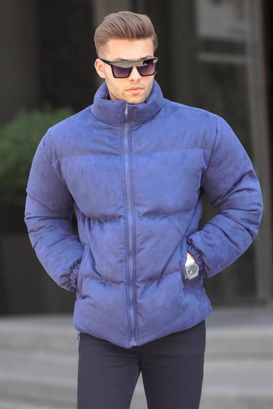 MDX Navy Blue Nubuck Men's Puffer Jacket 6802 - Carlsbad