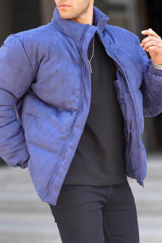 MDX Navy Blue Nubuck Men's Puffer Jacket 6802 - Carlsbad