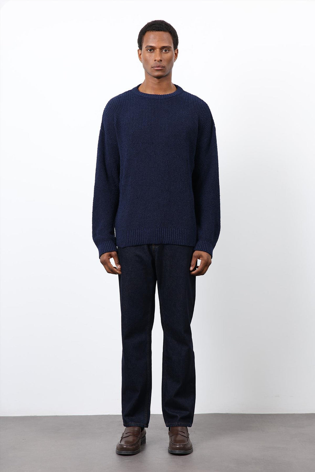 ANT Antioch Navy Blue Knitted Men's Sweater - Tottenham