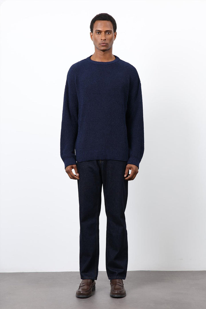 ANT Antioch Navy Blue Knitted Men's Sweater - Tottenham
