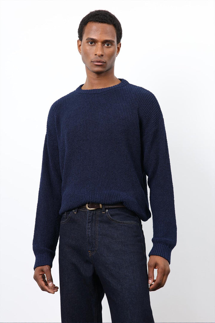 ANT Antioch Navy Blue Knitted Men's Sweater - Tottenham