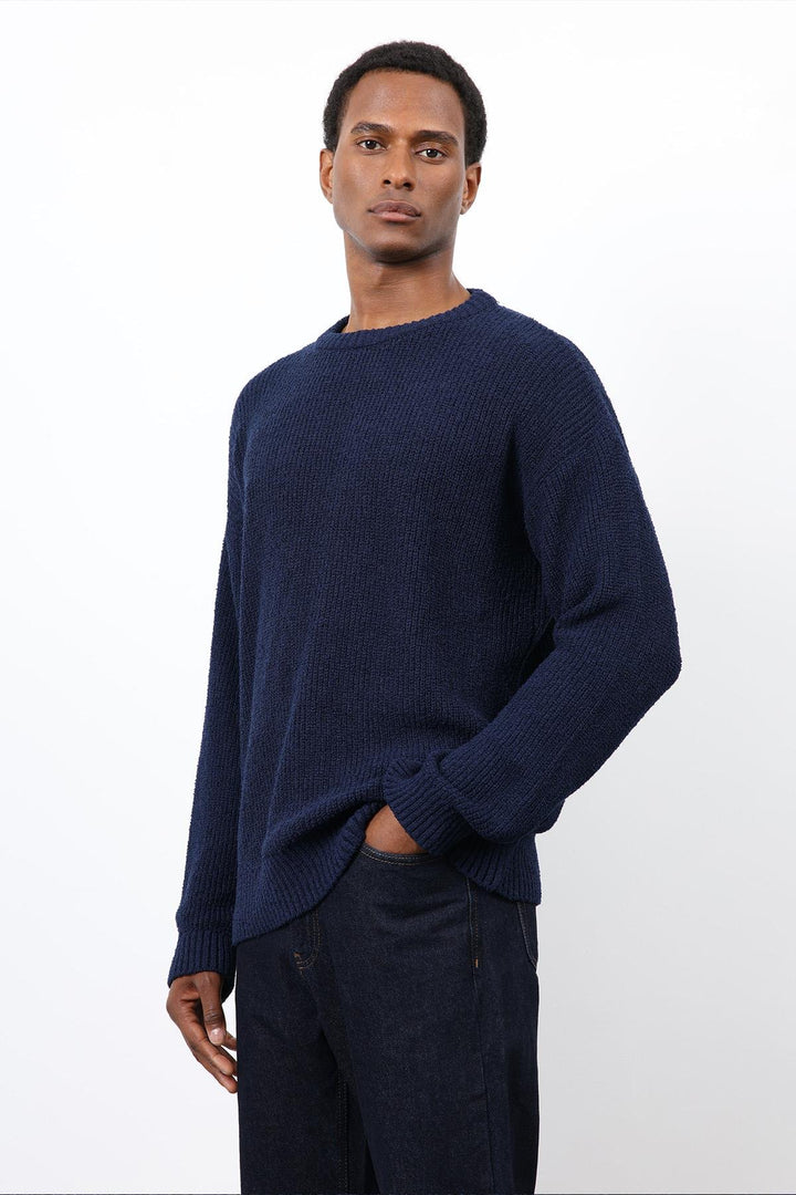 ANT Antioch Navy Blue Knitted Men's Sweater - Tottenham