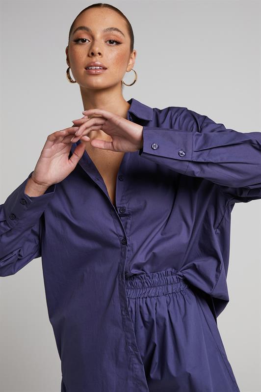 MDX Purple Oversize Basic Women's Shirt MG1794 - Garbsen