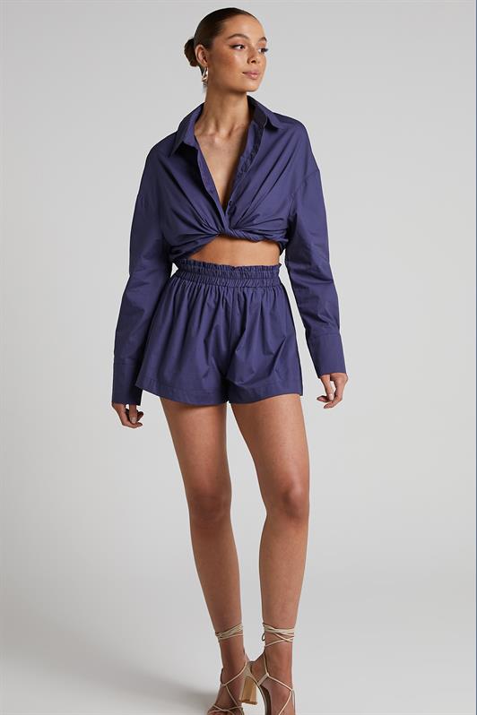 MDX Purple Oversize Basic Women's Shirt MG1794 - Garbsen