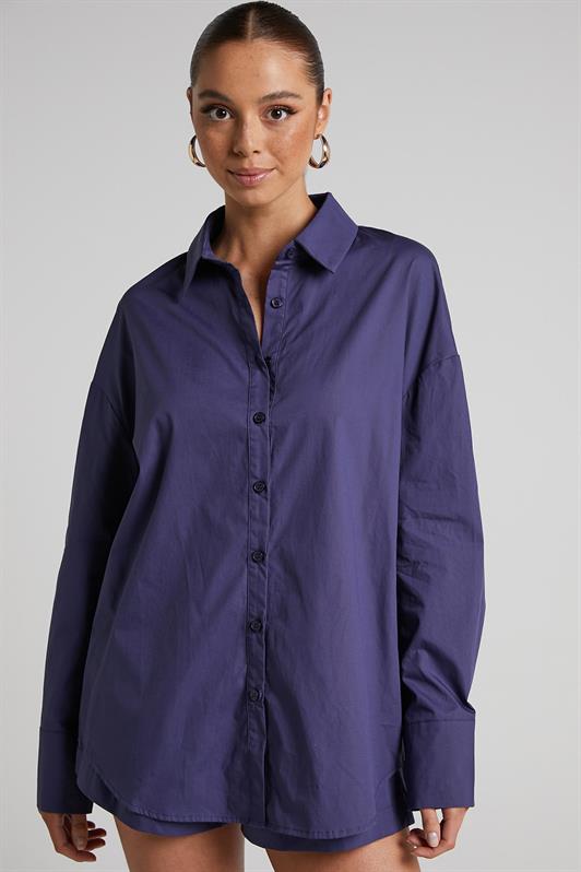 MDX Purple Oversize Basic Women's Shirt MG1794 - Garbsen
