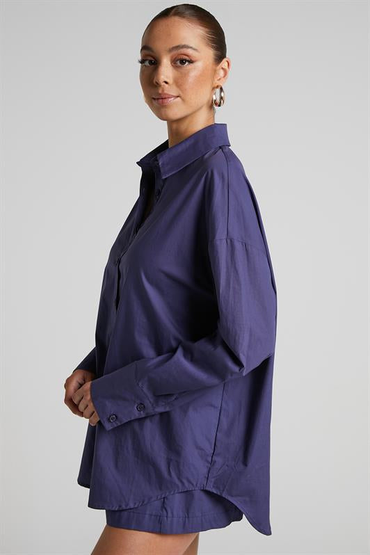 MDX Purple Oversize Basic Women's Shirt MG1794 - Garbsen