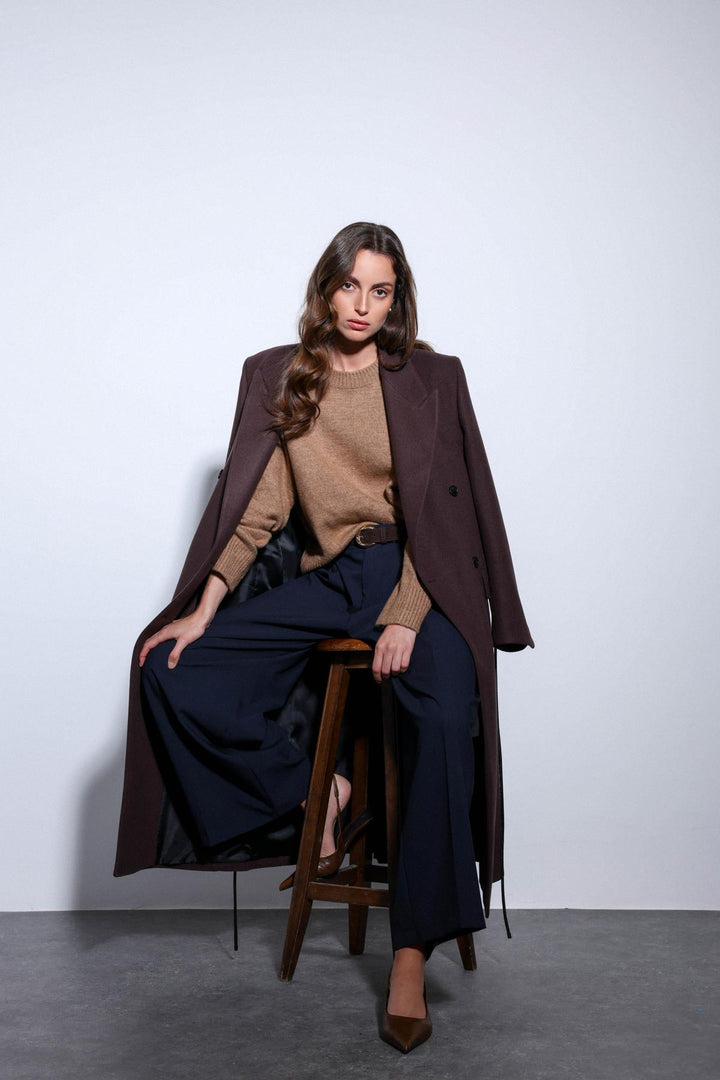 ANT Antioch Blue Pleated Wide Leg Women's Pants - Andria