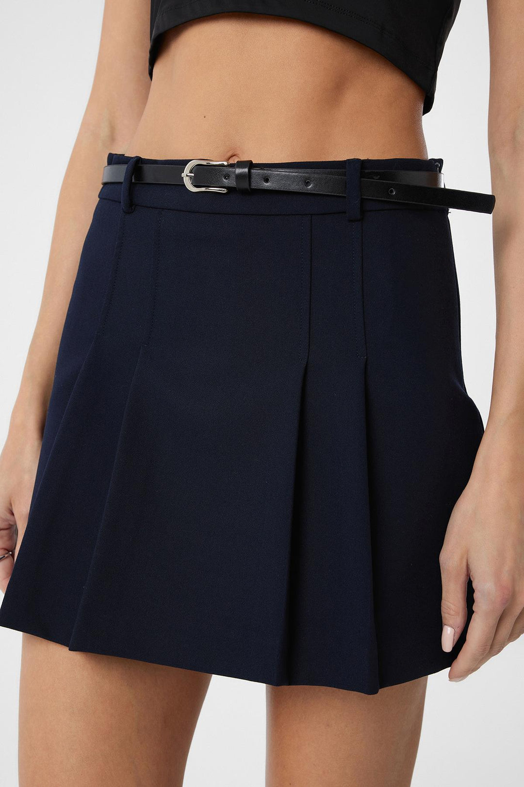 ANT Antioch Blue Pleated Women's Mini Skirt - Norman