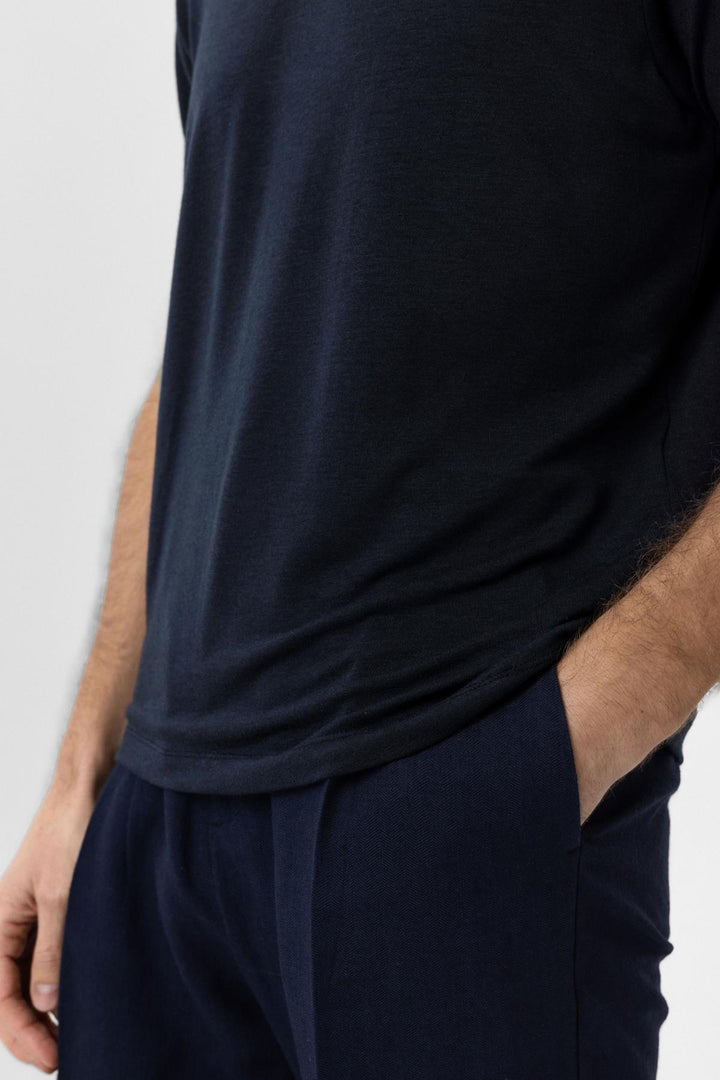 ANT Antioch Lacivert Regular Fit Basic Erkek T-Shirt - Pylaía