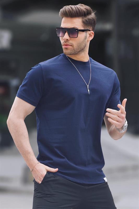 MDX Navy Regular Fit Basic Men's T-Shirt 6131 - Tarragona