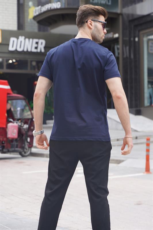MDX Navy Regular Fit Basic Men's T-Shirt 6131 - Tarragona