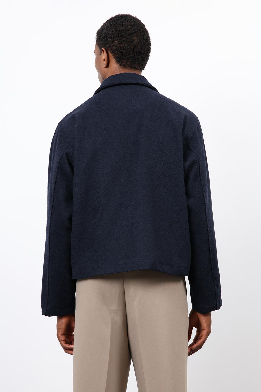 ANT Antioch Navy Regular Fit Textured Men's Coat - Lüdenscheid