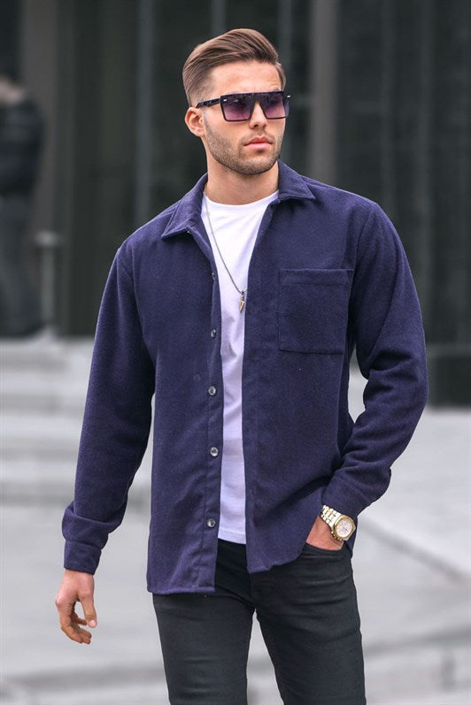 MDX Navy Regular Fit Lumberjack Shirt 5580 - Wesel