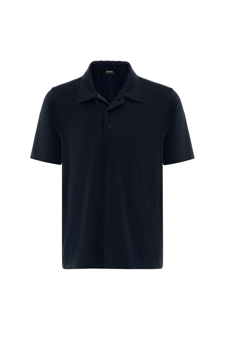 ANT Antioch Lacivert Regular Fit Polo Yaka Erkek T-Shirt - Jocotitlán