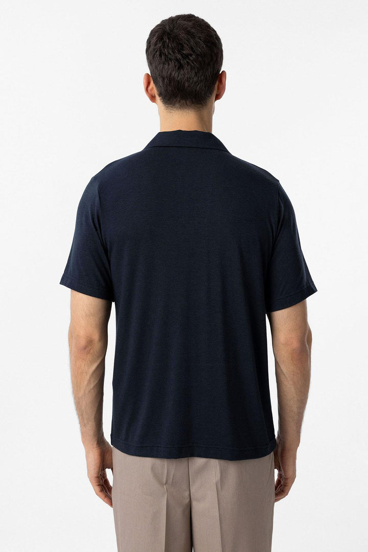 ANT Antioch Lacivert Regular Fit Polo Yaka Erkek T-Shirt - Jocotitlán