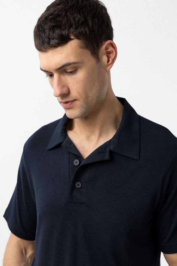 ANT Antioch Lacivert Regular Fit Polo Yaka Erkek T-Shirt - Jocotitlán