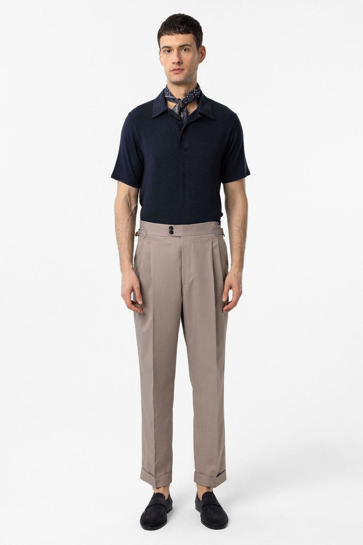 ANT Antioch Lacivert Regular Fit Polo Yaka Erkek T-Shirt - Jocotitlán