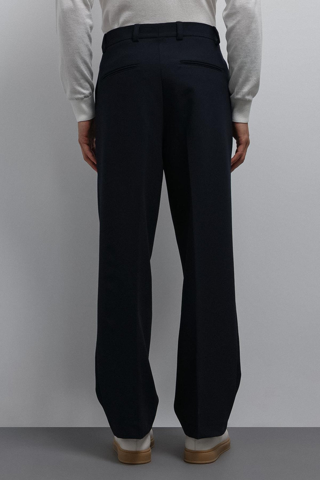 ANT Antioch Navy Relax Fit Baggy Pilili Men's Pants - Boston