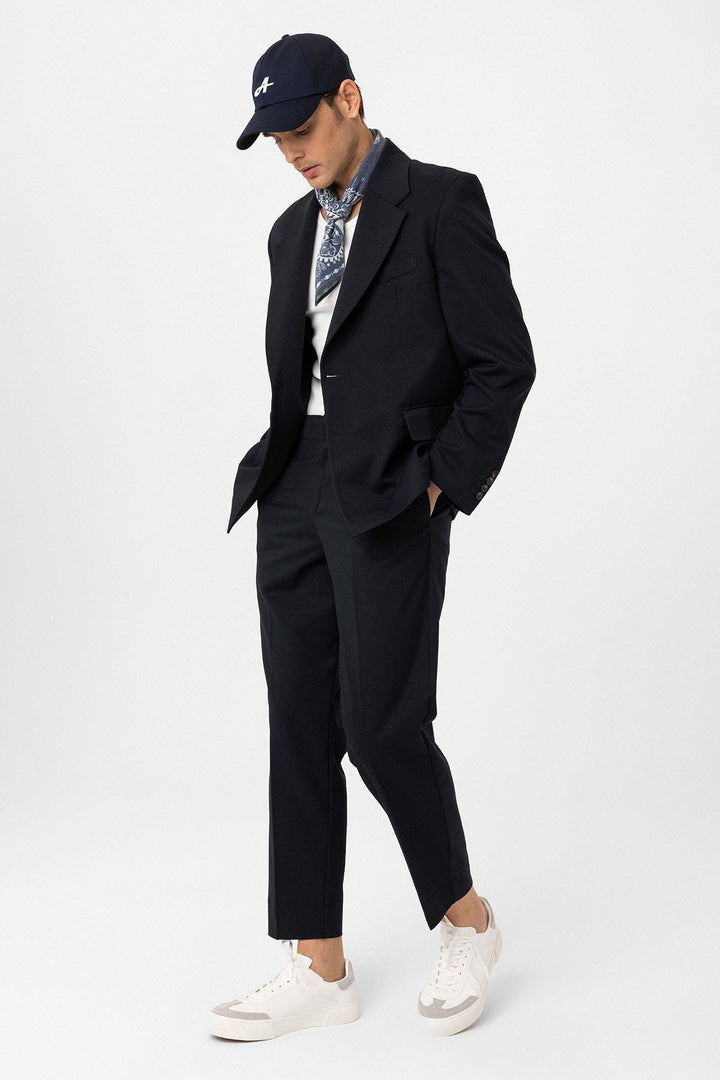 ANT Antioch Navy Relax Fit Men's Blazer Jacket - Palatine