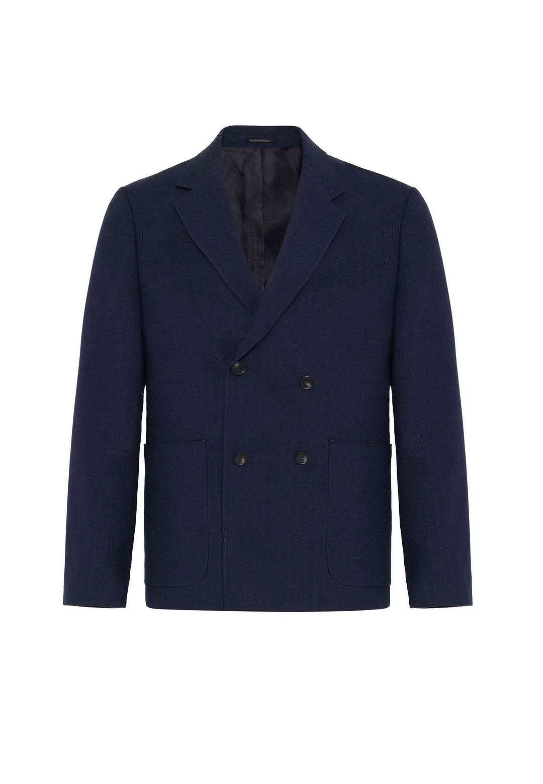ANT Antioch Navy Relax Fit Linen Blend Men's Blazer Jacket - Cedar Hill