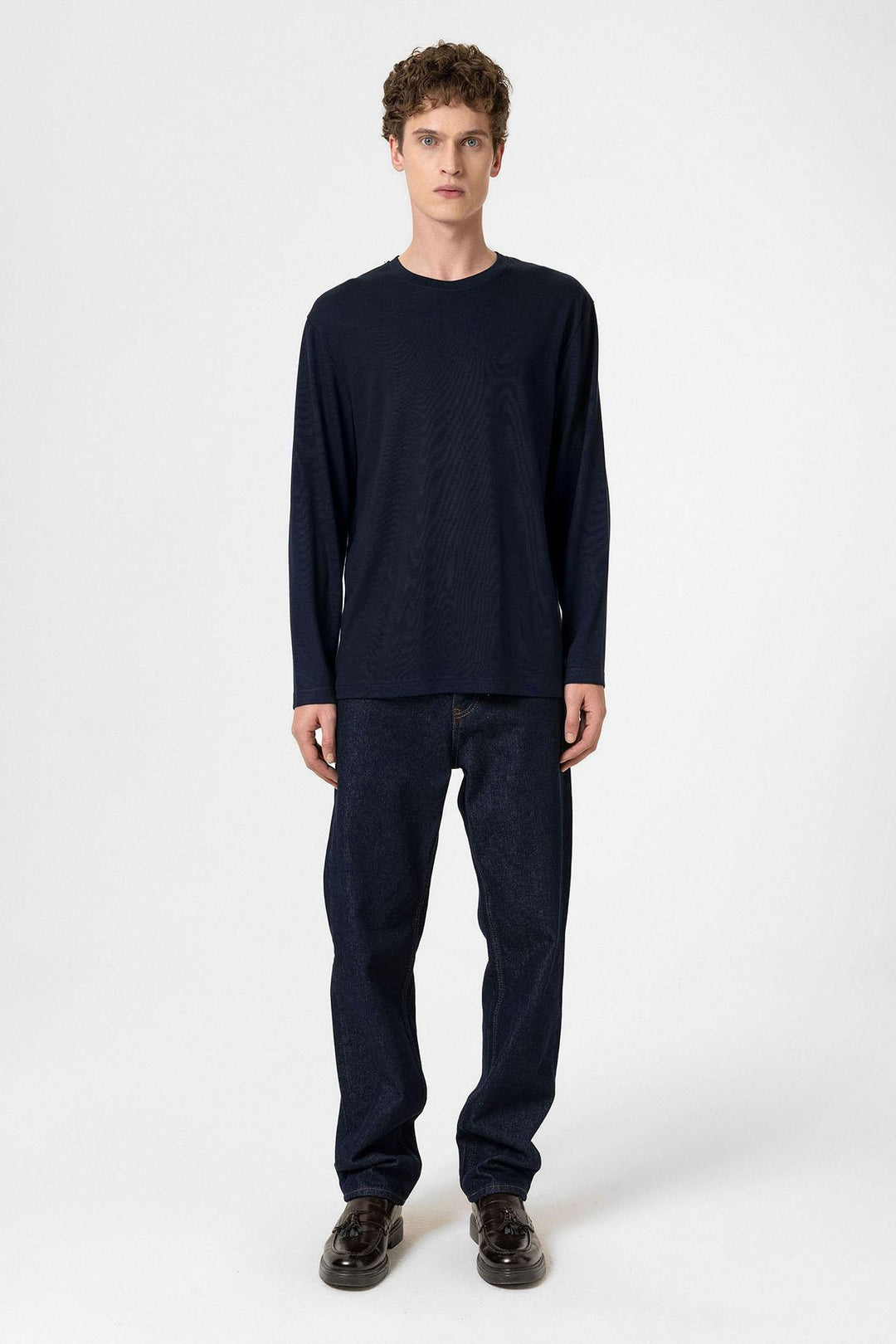 ANT Antioch Navy Relaxed Fit Basic Men's T-Shirt - Trois-Rivières