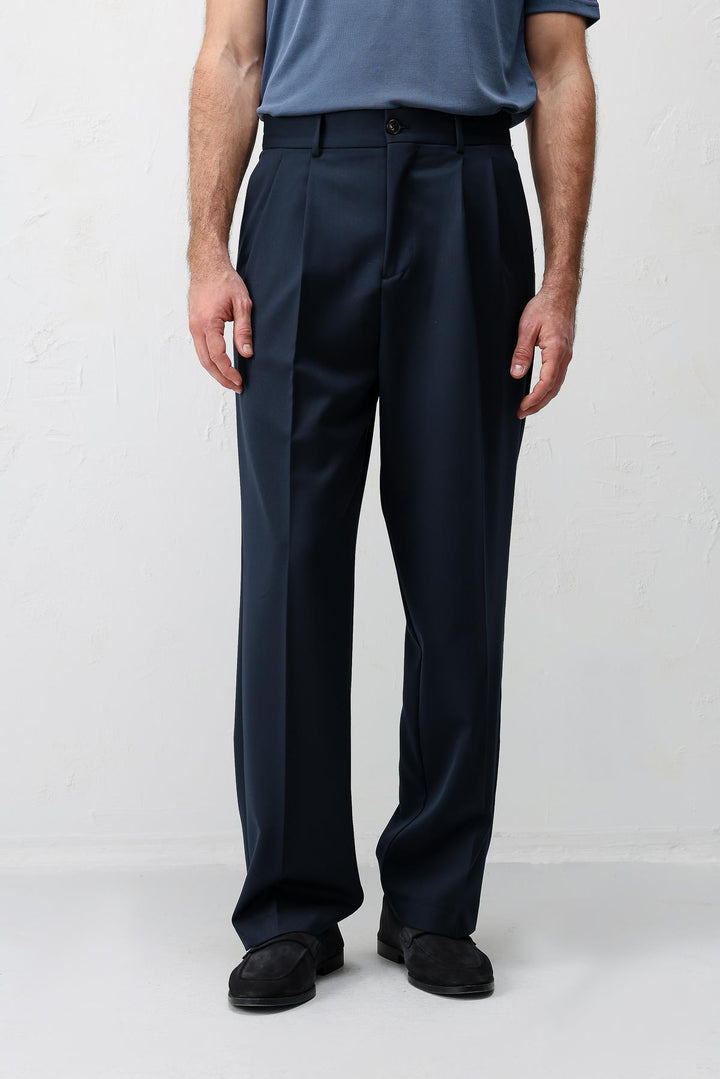 ANT Antioch Lacivert Relaxed Fit Erkek Pantolon - Ellesmere Port