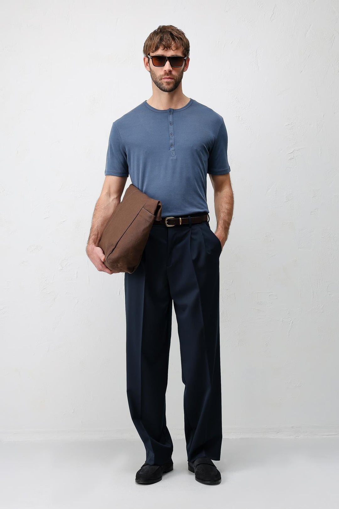 ANT Antioch Lacivert Relaxed Fit Erkek Pantolon - Ellesmere Port