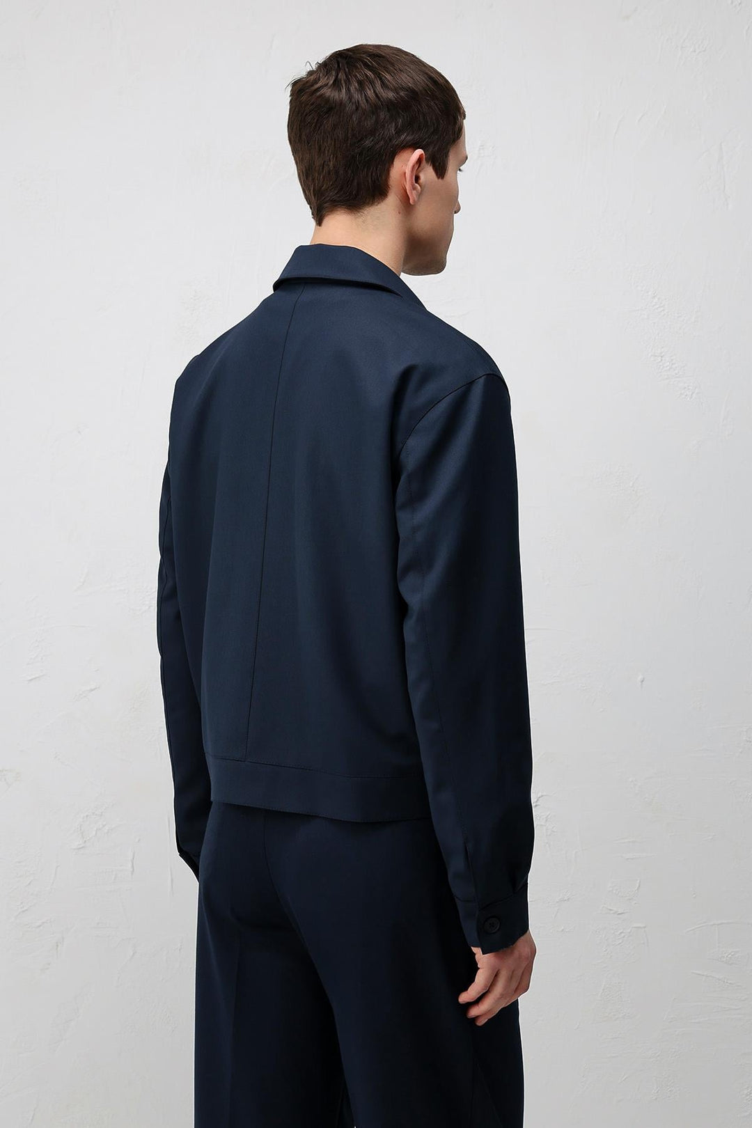 ANT Antioch Lacivert Relaxed Fit Fermuarlı Erkek Mont - Manassas