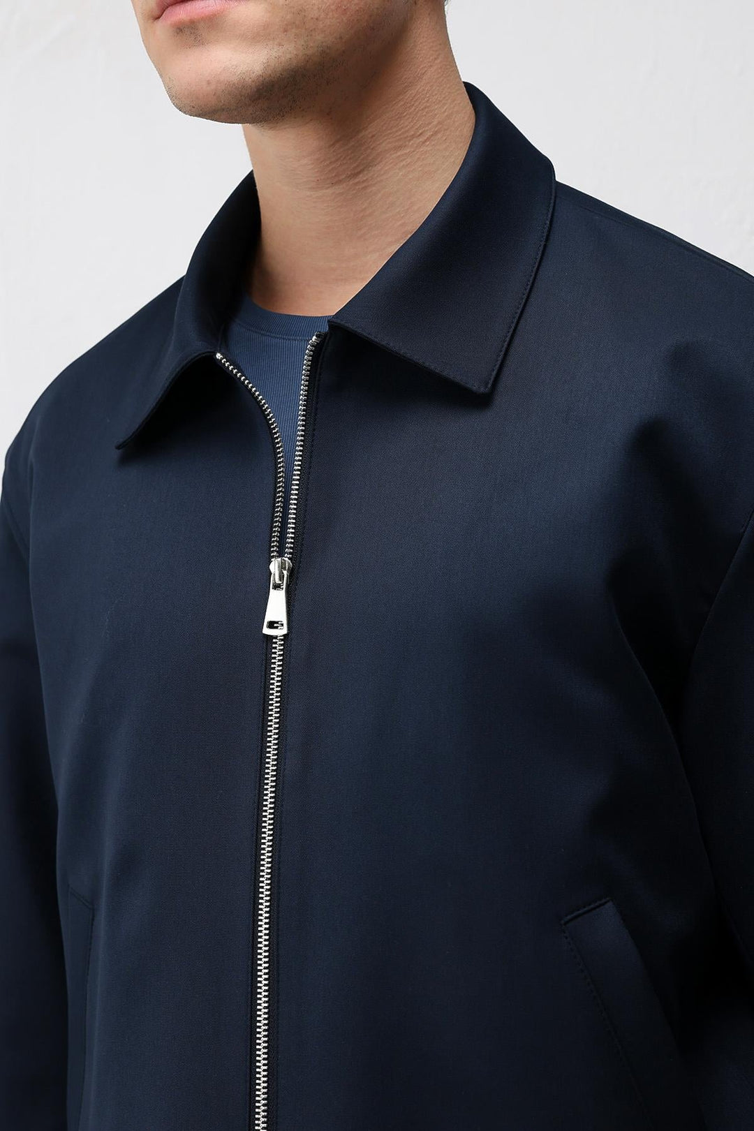 ANT Antioch Lacivert Relaxed Fit Fermuarlı Erkek Mont - Manassas