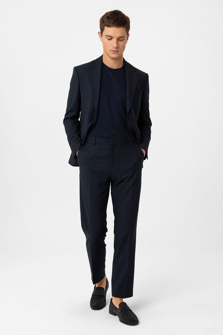ANT Antioch Navy Blue Slim Fit Classic Men's Suit - The Hammocks