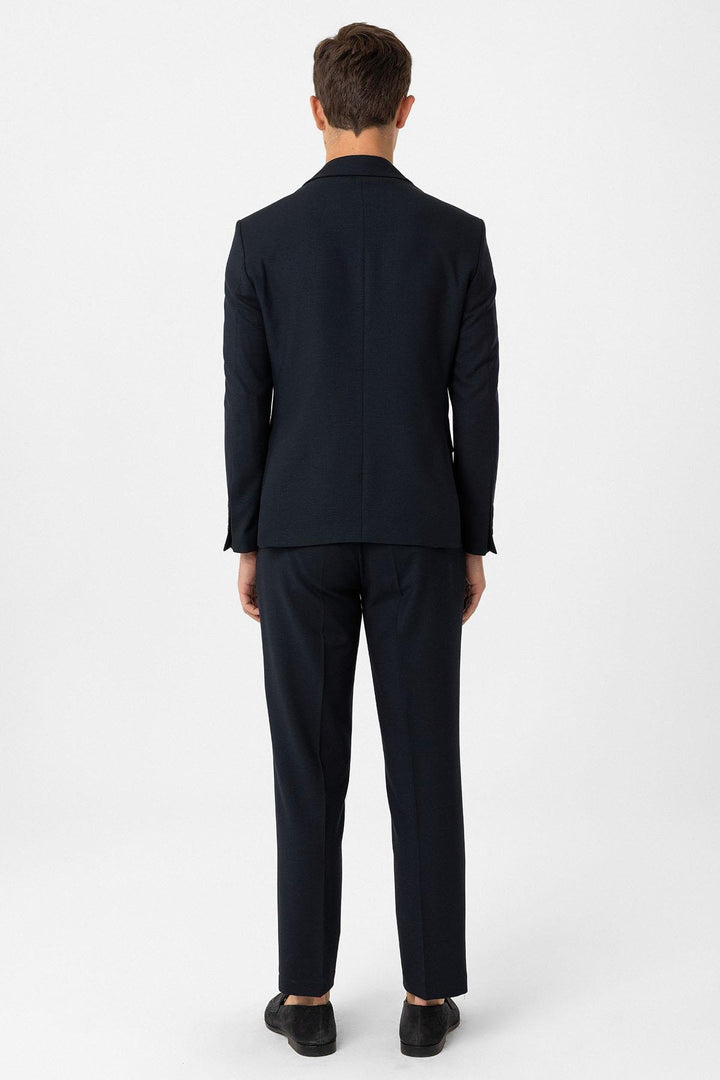 ANT Antioch Navy Blue Slim Fit Classic Men's Suit - The Hammocks
