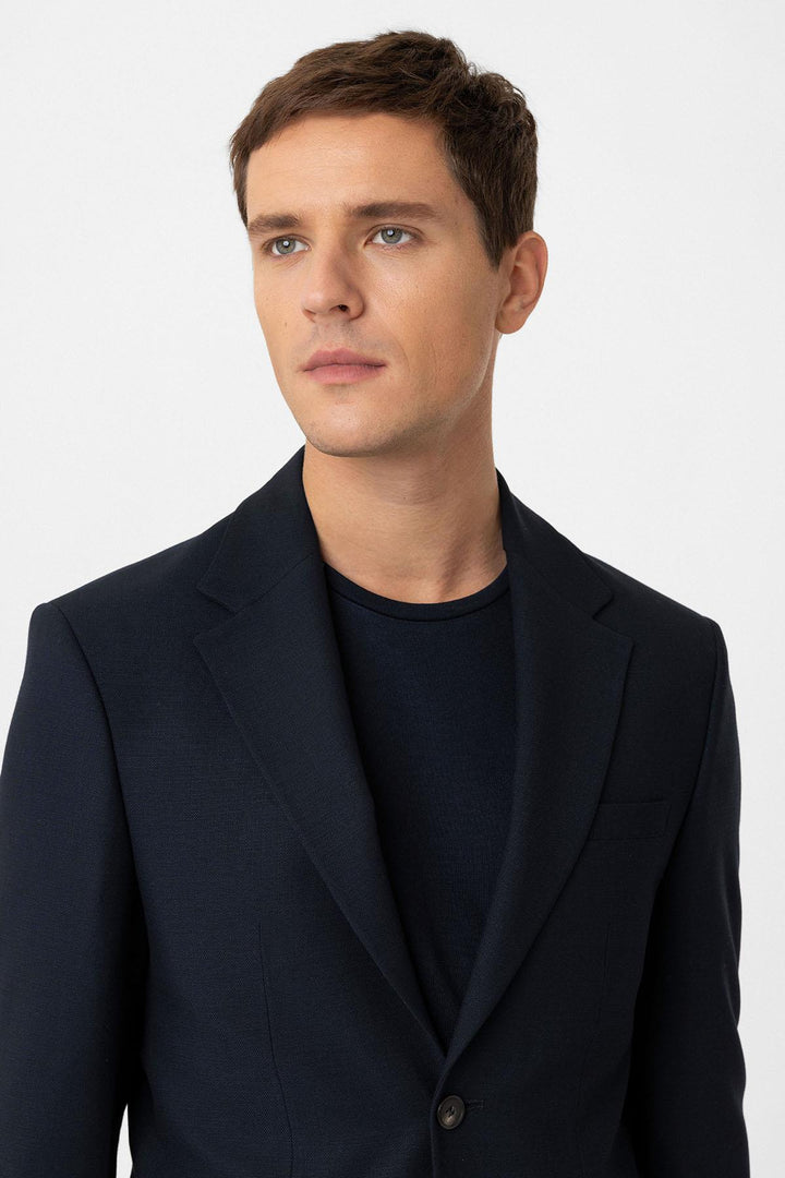 ANT Antioch Navy Blue Slim Fit Classic Men's Suit - The Hammocks