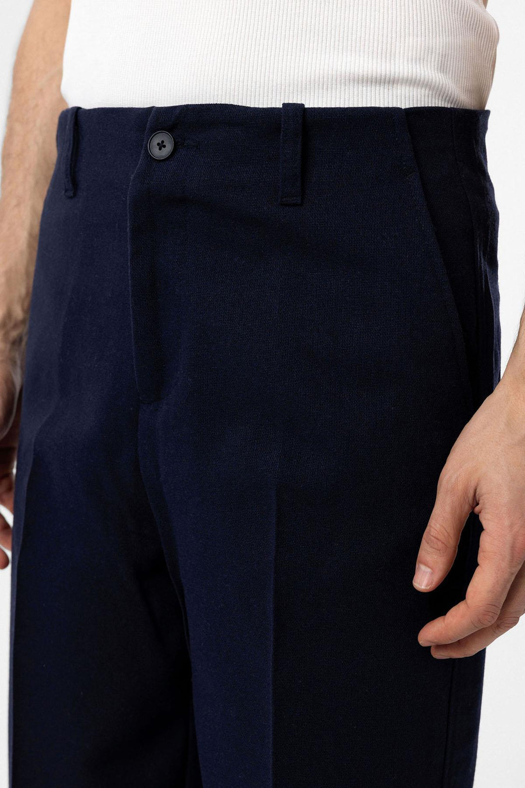 ANT Antioch Navy Blue Straight Fit Men's Pants - Glasgow