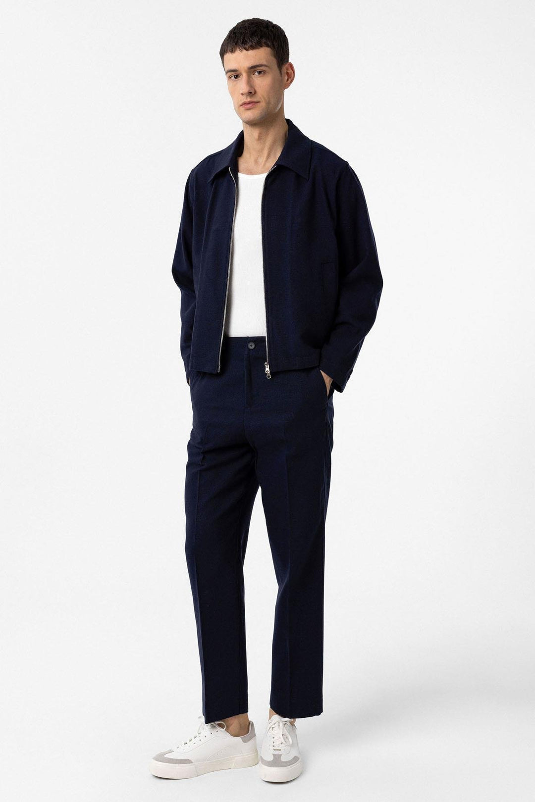 ANT Antioch Navy Blue Straight Fit Men's Pants - Glasgow