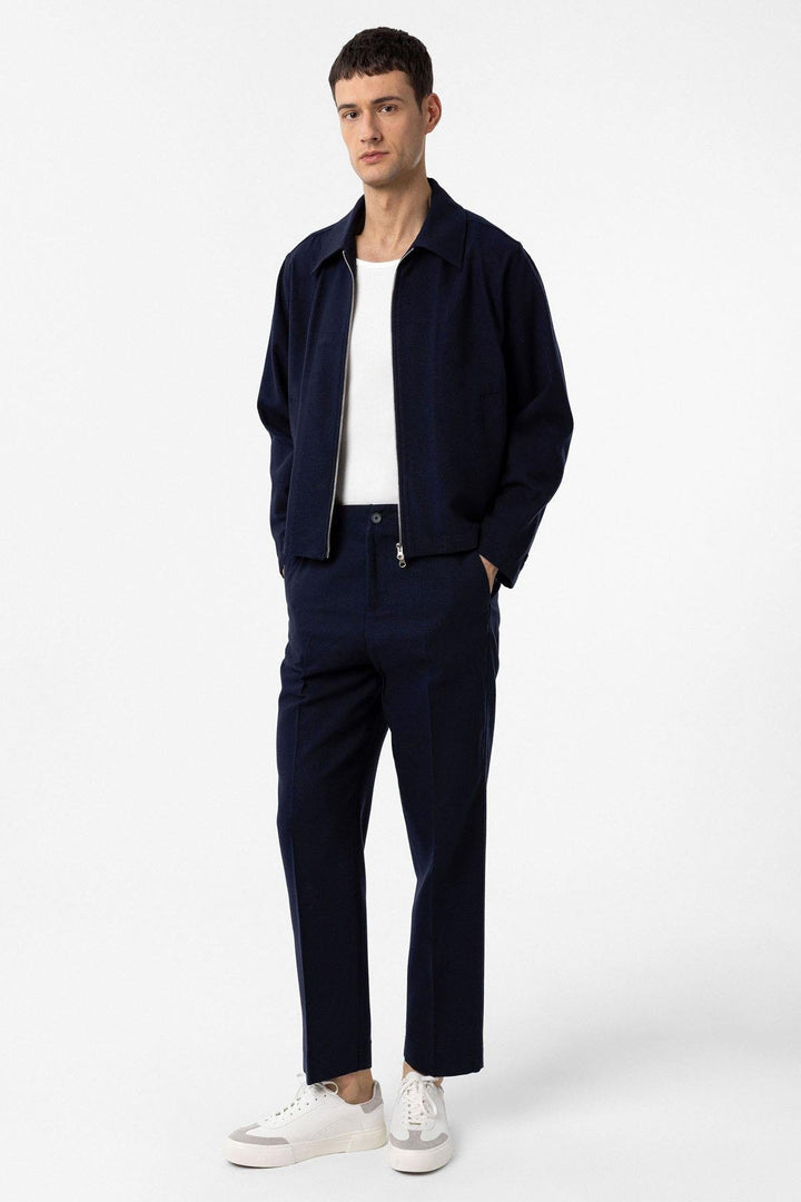 ANT Antioch Navy Blue Straight Fit Men's Pants - Glasgow