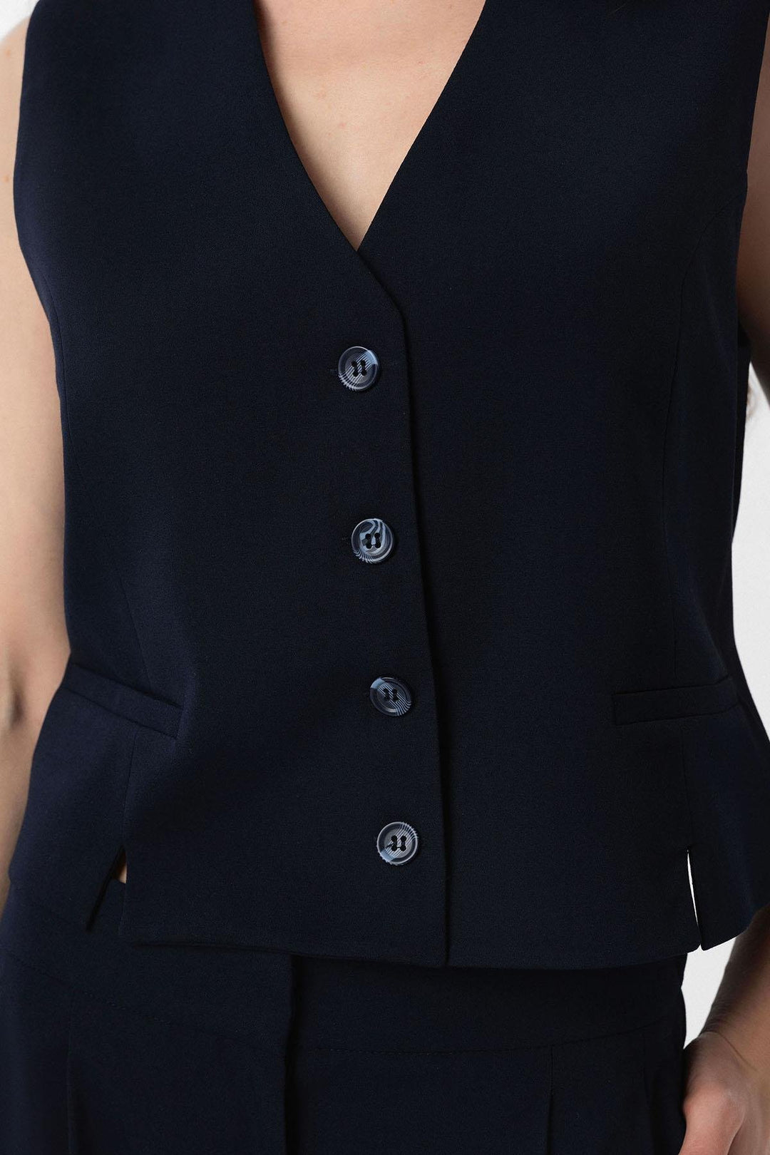 ANT Antioch Blue Slit Women's Vest - Redmond