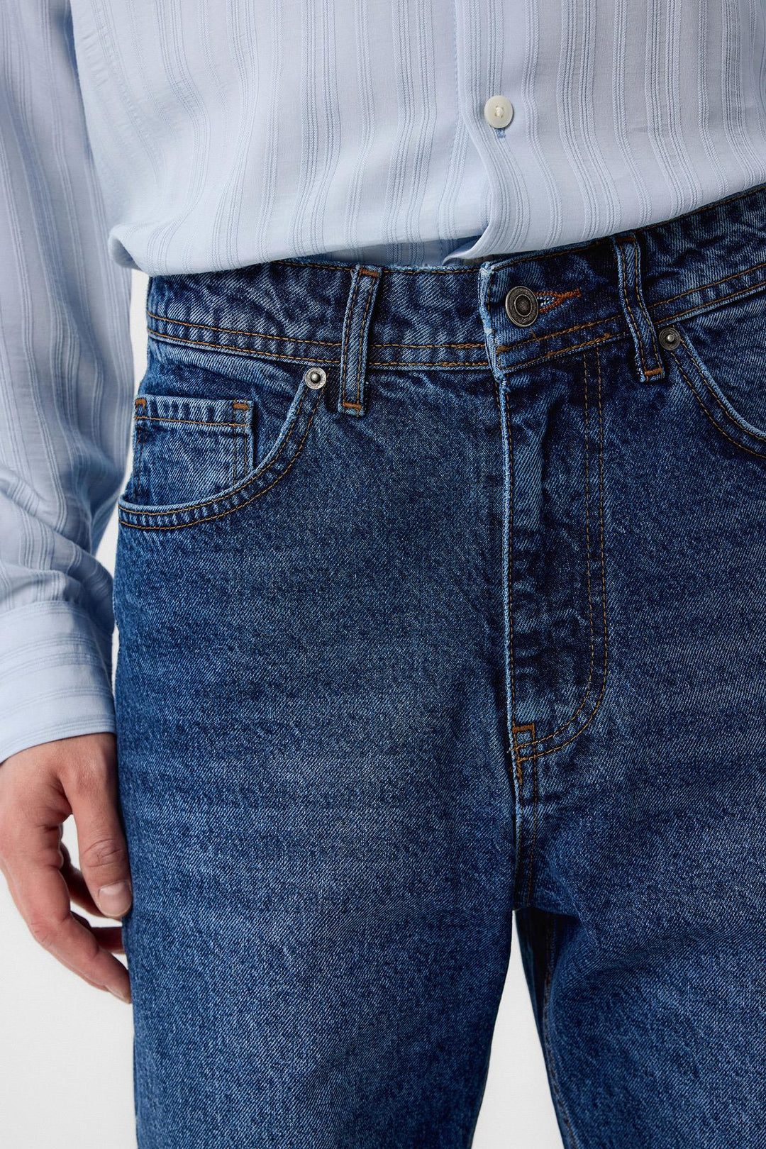 ANT Antioch Navy High Waist Regular Fit Men's Jeans - Chelmsford