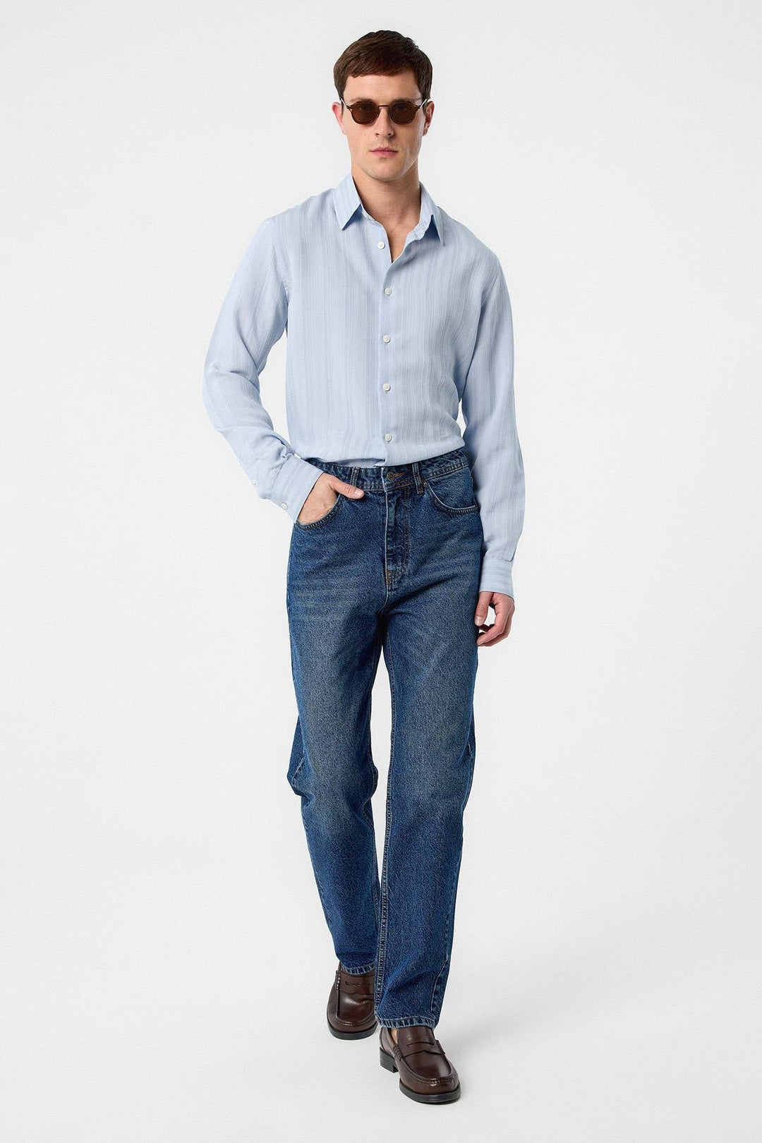 ANT Antioch Navy High Waist Regular Fit Men's Jeans - Chelmsford