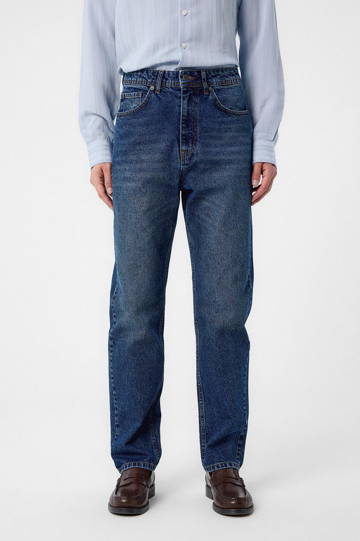 ANT Antioch Navy High Waist Regular Fit Men's Jeans - Chelmsford