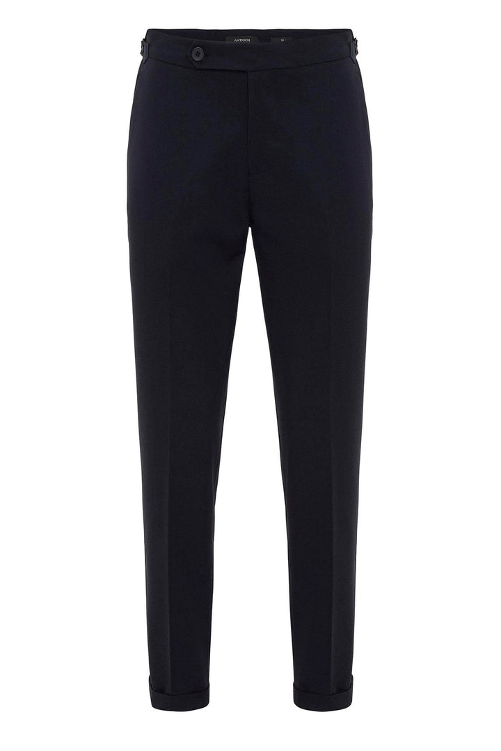 ANT Antioch Navy High Waist Regular Fit Men's Pants - Barri