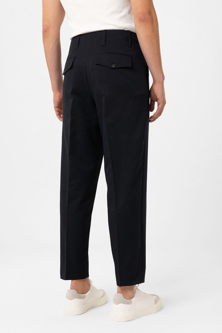 ANT Antioch Lacivert Yüksek Bel Straight Fit Erkek Pantolon - Châteauroux